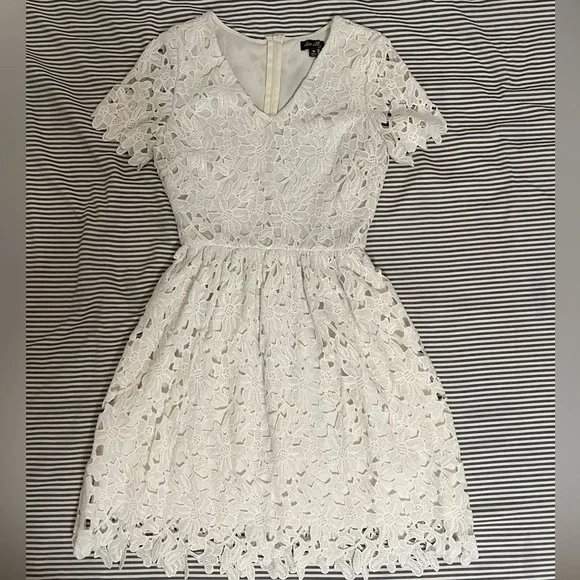 Nordstrom | Dresses | Nordstrom Dee Elly White Lace Dress Size M | Poshmark